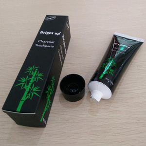 Dentifrice blanchissant naturel sans fluorure <span class=keywords><strong>à</strong></span> base de <span class=keywords><strong>charbon</strong></span> actif de noix de coco et de bambou OEM - Product Image 1