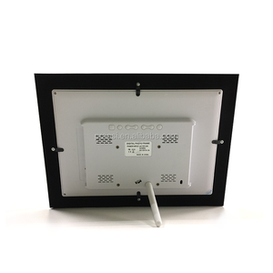 Hochwertiger kunden spezifischer Holzrahmen Digitaler Foto-Bilderrahmen 12 "mit Bewegungs sensor/Bewegungs erkennung/Näherung sensor - Product Image 6