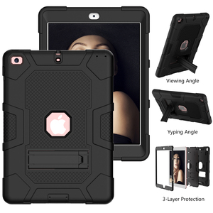 Kickstand-funda de tableta para <span class=keywords><strong>iPad</strong></span>, <span class=keywords><strong>9</strong></span>,<span class=keywords><strong>7</strong></span> pulgadas, <span class=keywords><strong>2017</strong></span> de <span class=keywords><strong>5</strong></span>ª <span class=keywords><strong>generación</strong></span>/<span class=keywords><strong>9</strong></span>,<span class=keywords><strong>7</strong></span> pulgadas, 2018 de 6ª <span class=keywords><strong>generación</strong></span>, resistente, <span class=keywords><strong>a</strong></span> prueba de golpes - Product Image 4