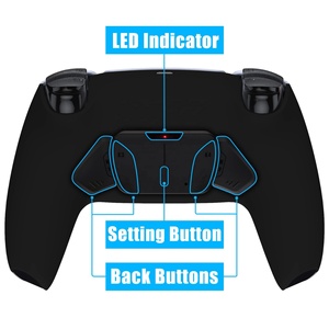 ชุดอุปกรณ์เสริมปุ่มหลังแบบกำหนดเอง EXtremerate Black PS5 Remap RISE4 V3 สำหรับจอยคอนโทรลเลอร์ Playstation5 - Product Image 3