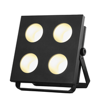 Projecteurs LED COB 4 yeux ZY 4x100W 3300K-5300K blanc chaud, contrôle DMX512, CRI 90 élevé pour éclairage de scène de mariage et de théâtre