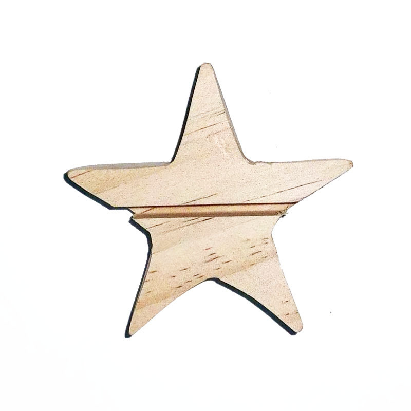 Wooden base (five-pointed star)