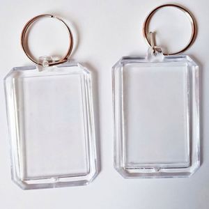 Wholesale Cheap Price Plastic clear Acrylic Keychains Blank Acrylic Photo Keychains for Promotional Gifts - Product Image 3