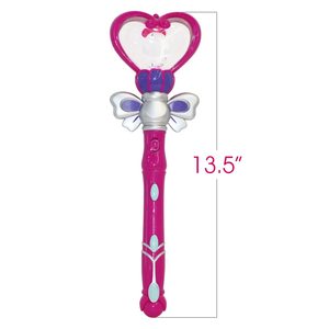 Bacchette LED Luminose a Forma di Cuore, Bastoncini Luminosi Rosa Lampeggianti per Eventi e Feste, Bacchette Magiche LED da 13'' con Suono - Product Image 6