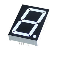 Affichage Led de haute qualité, 4 5 8 12 pouces, blanc, 1 chiffres 7 segments, meilleur prix