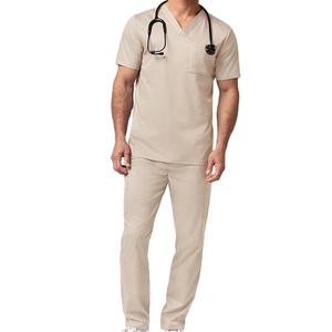 ชุดยูนิฟอร์มพยาบาลผ้าฝ้าย,ชุดยูนิฟอร์มโรงพยาบาลสำหรับผู้ชายชุดยูนิฟอร์มทางการแพทย์ - Product Image 1