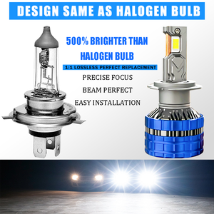 Faros Delanteros LED para Automóvil Xview S21 de Alta Potencia 200W 12V 55000LM, Sistema de Iluminación Automotriz, Bombilla LED H1 H4 H7 9005 9006 - Product Image 5