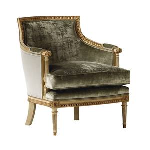 <span class=keywords><strong>Fauteuil</strong></span> de salon en tissu de style villa américain, luxe léger, <span class=keywords><strong>bois</strong></span> massif, sculpture dorée, <span class=keywords><strong>fauteuil</strong></span> de détente - Product Image 1