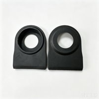 Bouclier de protection en caoutchouc flexible, manchon moulé sur mesure pour plaque de transmission de machines, anti-poussière, dureté 50~55 Shore, marque JMK
