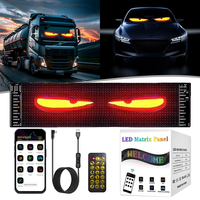 Feux avant LED Devil Eyes avec panneau matriciel et écran souple 12V 5W, programmables et flexibles pour camions/voitures