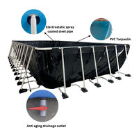 Piscine portable pour enfants Keyubo 5,2*2,8*1m - Piscine à structure en PVC légère, installation facile pour jardin et maison