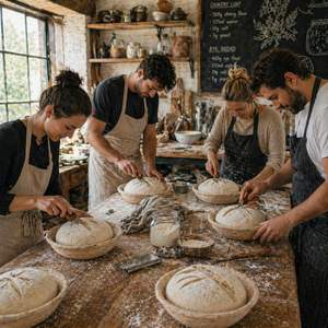 Outil de découpe de pâte rond en bois professionnel personnalisé avec logo, pour boulanger artisanal, cadeau promotionnel pour la pâtisserie, vente en gros - Product Image 6