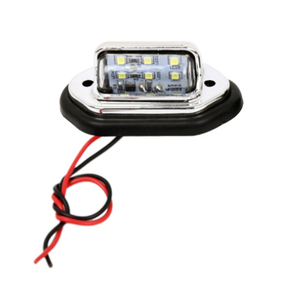 ไฟส่องป้ายทะเบียนรถยนต์ LED 12V แบบกันน้ำ พร้อมไฟฉายส่องพื้น สำหรับตกแต่งภายนอกรถยนต์ - Product Image 2