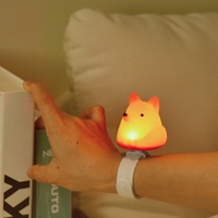 Veilleuse en silicone personnalisable pour bébé animal de compagnie Mini LED Rechargeable Hérisson Hibou Chat Hibou Lampe Blanc Chaud Petite Lampe Bande