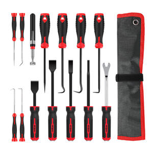 Jeu de tournevis pour joints d'étanchéité Hi-Spec, 14 pièces, outils à main en acier pour réparation automobile avec crochet et racloir - Product Image 2