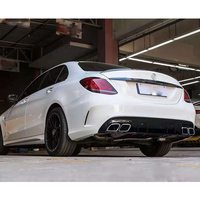 Kit d'échappement avec tube de pare-choc avant et arrière, pour mercedes benz classe C, version 2015 — 2020 vers C63 AMG, W205