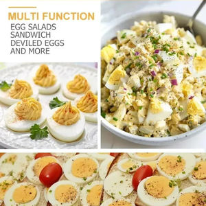 241088 6 ovos 360W 2025 novo automático Oem inteligente ovo elétrico fogão elétrico 6 ovos caldeira com temporizador - Product Image 4