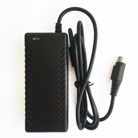 Adaptateur secteur DIN 12V 4A 4 broches pour disque dur, téléviseur LCD, chargeur, cordon d'alimentation secteur