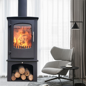 <strong>Slow</strong> Combustion <strong>Log</strong> Burner 12kW, Freestanding Fireplace for Large Living Room SA - Product Image 1