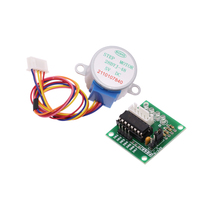 Kit Raspberry Pi con 28BYJ-48 5V Placa de controlador de motor paso a paso de 4 fases Módulo de prueba de accionamiento ULN2003 para desarrollo de maquinaria
