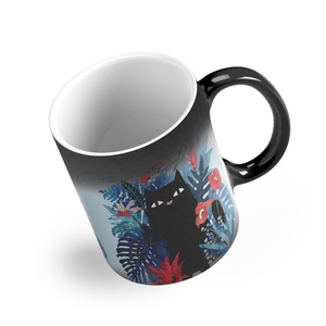 Taza de Café de Cerámica Personalizada Estilo Kpop, Taza Mágica que Cambia de Color por Sublimación, Taza de Oficina con Dibujos Animados - Product Image 4