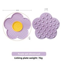 Portable tournesol conception bicolore Silicone assiette de nourriture pour animaux de compagnie chats et chiens mignons voyage en plein air fournitures d'eau nouveau motif solide