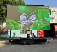 Affichage LED couleur plein écran imperméable IP65 pour extérieur, remorque 7m x 4m, haute résolution, panneau publicitaire, garantie 1 an, vente chaude JCT