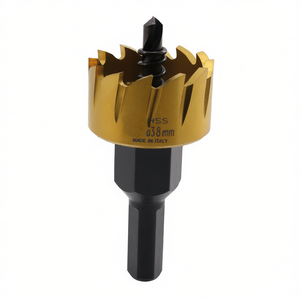 Lame de scie cloche HSS 38 mm revêtue de titane pour perçage du bois et du métal - Product Image 2