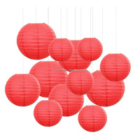 2025 haute qualité différentes tailles couleurs lanterne décoration murale fête lanternes en papier lanterne en papier pour fournitures de fête