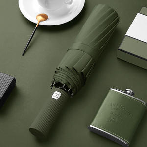 Paraguas Publicitario/de Regalo Totalmente Automático, Protección Solar, Recubrimiento Negro para Todo Clima, Logotipo Personalizado - Product Image 1