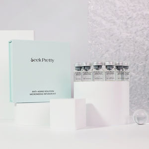 Kit di Micro-Infusione Rassodante alla Niacinamide Private Label Seek Pretty Siero in Ampolla Antirughe e Smagliature da 5 ml - Product Image 1