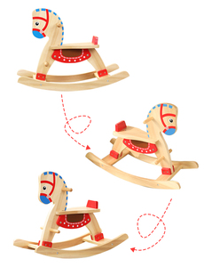 Caballo Balancín de Madera Resistente para Niños de 2 a 6 Años - Product Image 5