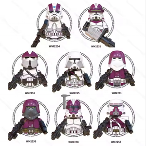 Hot Bán Không Gian Chiến Tranh Clone Trooper Droids AT-RT Sao Anime Con Số Wm Khối <span class=keywords><strong>DIY</strong></span> Anime Đồ Chơi Xây Dựng Khối Bộ Gạch - Product Image 4