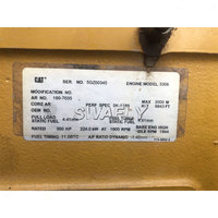 Machinery CAT 3306ATAAC Engine Assembly (224KW@1800RPM) for Caterpillar 3306 Motor