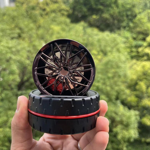 Moyeu de roue volant voiture aromathérapie ornement solaire matière plastique Installation facile ajustement universel pour évent de siège de Console - Product Image 1