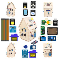 Kit Maison Intelligente en Bois IoT Tscinbuny ZYA0030 pour la Programmation avec Application Open Source C/C++ Éducation STEM