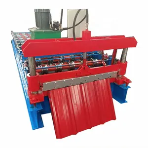 Hoge Snelheid Roestvrij Staal Roll Forming Machine Voor Verkoop Filippijnen Ribtype