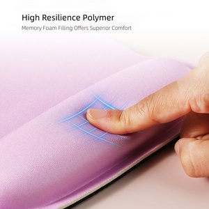Custom Color Shape Non-Slip Base Ergonomic <b>Wrist</b> <b>Rest</b> Mouse Pad and Keyboard <b>Wrist</b> Support Set for Home Office Typing - Product Image 3