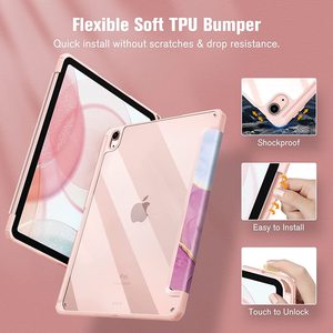 <span class=keywords><strong>Coque</strong></span> arrière personnalisée de <span class=keywords><strong>luxe</strong></span> en cuir PU et acrylique transparent pour <span class=keywords><strong>iPad</strong></span> 10 10e génération 2022 10.9 pouces - Product Image 4