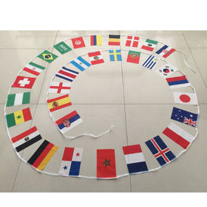 علم شريطي بسلسلة مكان لكرسي من البوليستر بنسبة 100% متوفر بأحجام شائعة للبيع بالجملة - Product Image 2