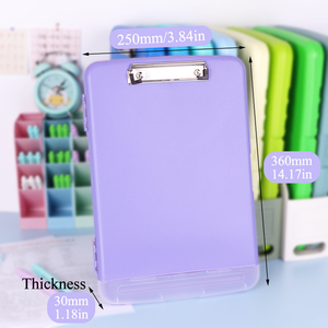 SUNSHING Factory in Stock Letter Size Flip Document Case with Pen Holder A4 Clipboard Storage <b>Box</b> for Coaches, Nurses, Teachers - Product Image 1