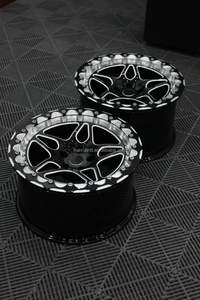 Ruedas de carreras de 17 y 18 pulgadas con sistema Beadlock, forjadas para <span class=keywords><strong>BMW</strong></span> M2 M3 M4 M5 F20 F30 F32 F36 F40 F90 E90 E70 5x112 <span class=keywords><strong>5X</strong></span> 114.3 - Product Image 5