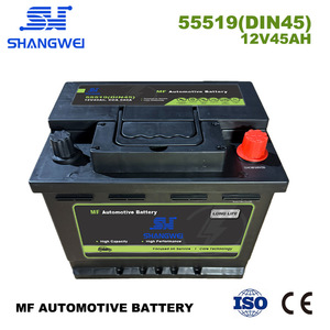 Batería de coche Shangwei 12V 45Ah 55519 para Wuling Volkswagen Chery Kia Sagitar, reemplazo y reparación - Product Image 3