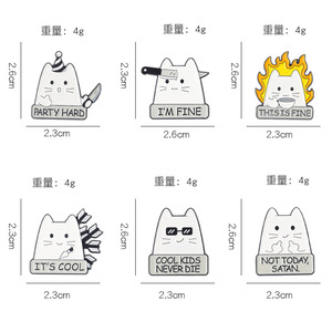 Fabricación de pines y broches surtidos personalizados de esmalte duro, de dibujos animados, bonitos, DIY, de anime suave, para solapa, joyería y <span class=keywords><strong>sombrero</strong></span> - Product Image 3