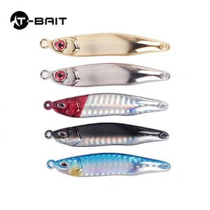 Leurre de vibration en métal en alliage de zinc 7g/10g/15g/20g appât de tremblement VIB barre blanche Type S plaque de fer de poisson en plomb avec crochet de mangeoire à sang - Product Image 2