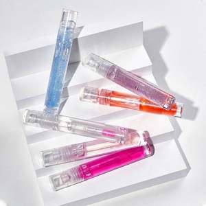 Tubes à huile pour les lèvres en plastique recyclé, logo personnalisé, tube vide pour gloss à lèvres, cristal, mini tubes à gloss à lèvres de 5 ml - Product Image 5