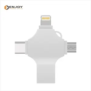 Vollkapazität 2G/4G/8G/16G/32G 4-in-1/3-in-1-USB-Flash-Laufwerk