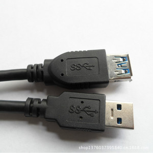 Lung Kay <b>Usb</b> Extension <b>Cable</b> Am <b>To</b> Af 1m Black Copper Wire Data Connection <b>Cable</b> For Computer - Product Image 2