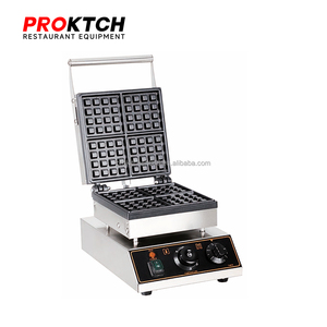 Gaufrier de qualité professionnelle - Boîtier en acier inoxydable épais, élément chauffant longue durée - Product Image 1