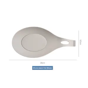 Commercio all'ingrosso cucchiaio di Silicone piatto di riposo e di stoccaggio zuppa tappetino utensile da cucina di stoccaggio e organizzatore - Product Image 3